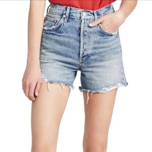 NWT AGOLDE Dee Vintage High Rise Shorts in Riccochet